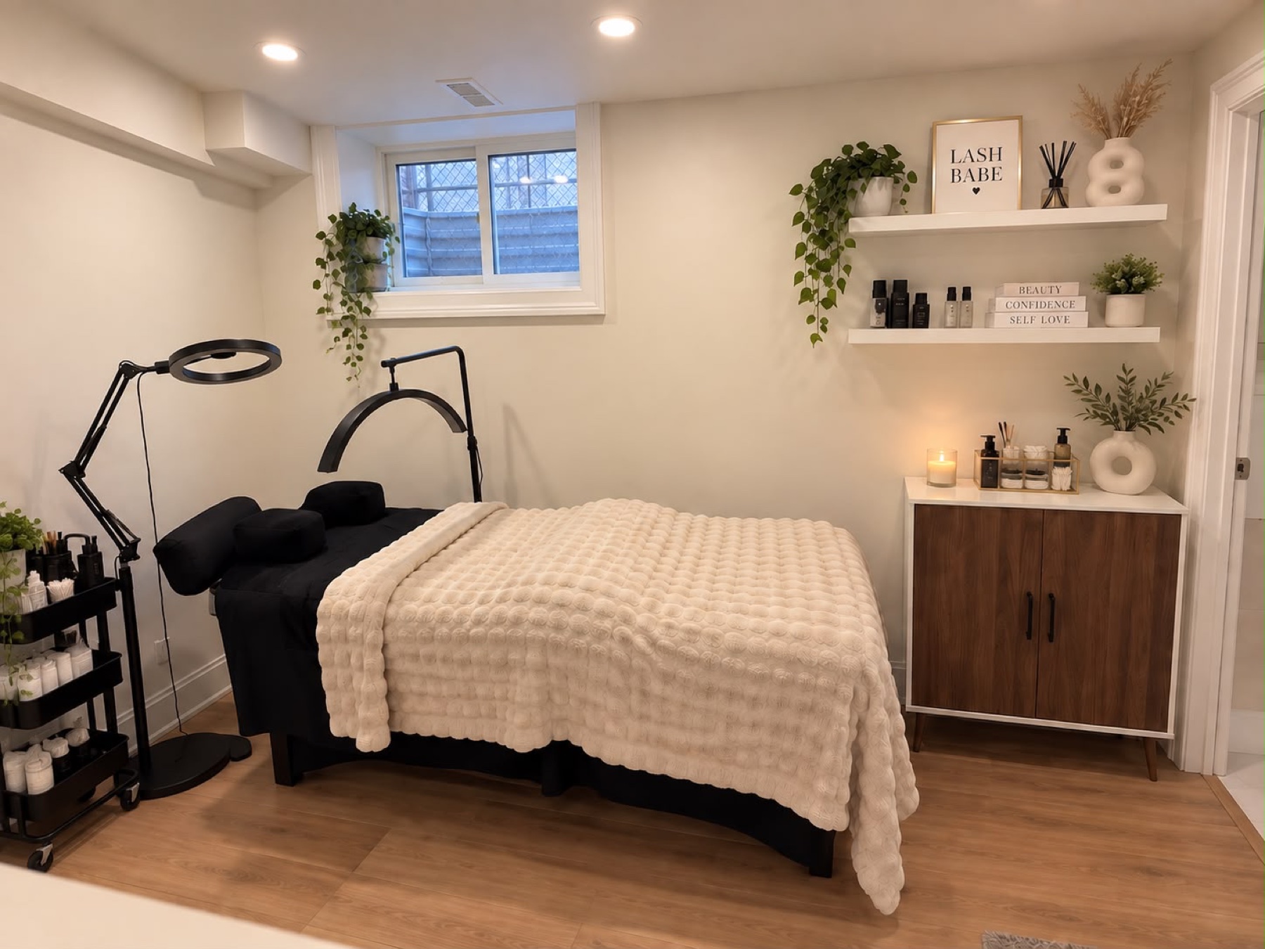 Inside the Lashes by Aisha private studio in Markham